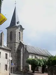 The church in Les Cars