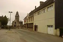 Town hall and Saint-Martin church