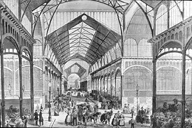 Les Halles during France's Ancien régime