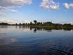 Lake Leksozero shore at Reboly