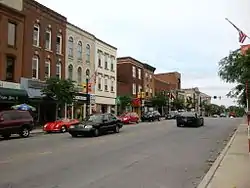 Lincolnway in downtown Valparaiso