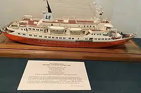 Model of MS Lindblad Explorer