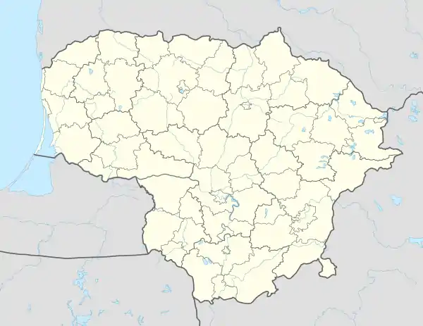 Ledai is located in Lithuania