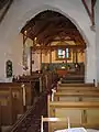 Interior of Llanbadrig church.