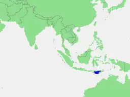 Savu Sea is in Southeast Asia