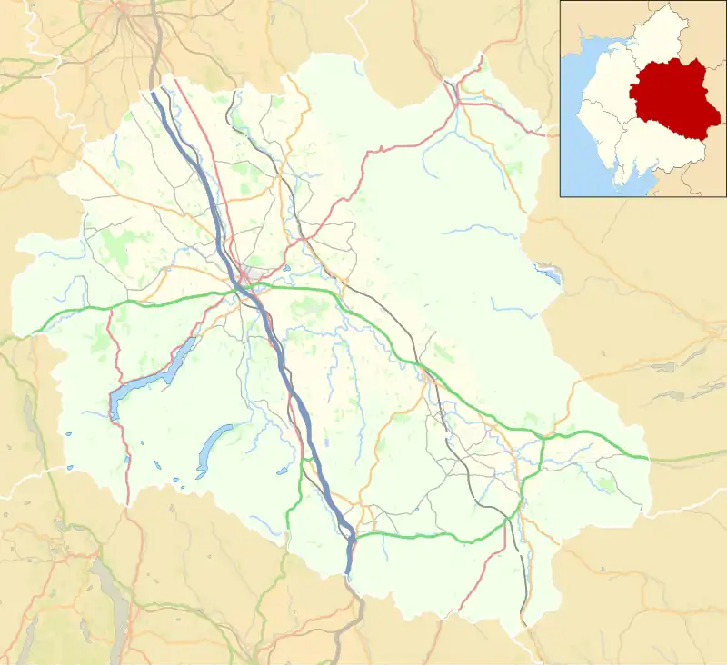 Alston Moor is located in the former Eden District