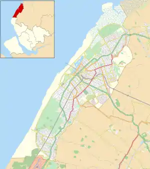 Map of Southport