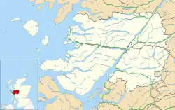 Achriabhach is located in Lochaber