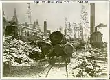 Log transportation by rail in British Columbia in 1920