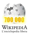 700 000 articles on the Italian Wikipedia (2010)