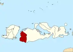 Location within West Nusa Tenggara