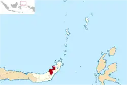 Location in North Sulawesi