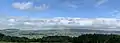 A view from the northern section of Longridge golf course across the Vale of Chipping to Parlick and Fair Snape Fell