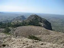 Looking down from Mount Zembe