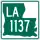 Louisiana Highway 1137 marker