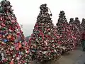 Love padlock trees