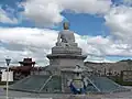 Buddha statue at the monastery