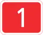 National Road 1 shield}}