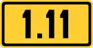 National Road (M)1.11 shield}}