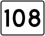 Route 108 marker