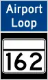 Maryland Route 162 Airport Loop marker