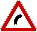 Curve to right