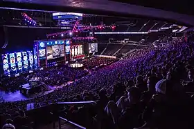 A live professional CS:GO match in 2016.