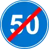 End of minimum speed