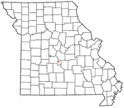 Location of Montreal in Missouri