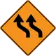 Double lane shift (left -> right)