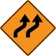 Double lane shift (right -> left)