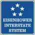  Eisenhower Interstate System sign