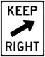 Keep right