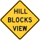 Hill blocks view