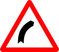 1a) — Curve to the right