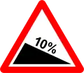 6a) — Steep descent