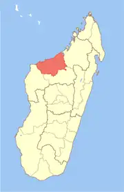 Location in Madagascar