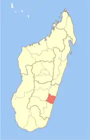 Location in Madagascar