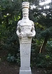 Herm near the Märchenbrunnen in the Volkspark Friedrichshain, Berlin