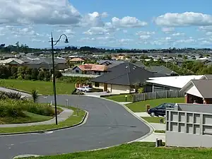 A neighbourhood in Magellan Rise, Hamilton.