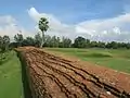 Boundary wall of Mahasthangarh