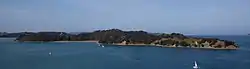 The Mahurangi Peninsula seen from Mahurangi West