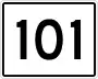 State Route 101 marker