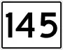 State Route 145 marker