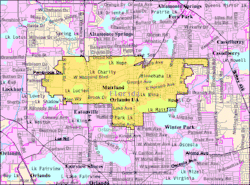 U.S. Census map