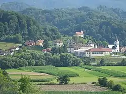 View of Makole from Štatenberg Mansion