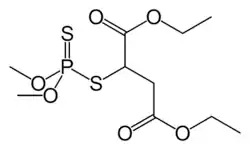 Malathion, a popular insecticide.