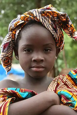 Image 38A Bozo girl in Bamako (from Mali)