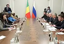 Image 39Representatives of Mali and Russia at the 2nd International Parliamentary Conference “Russia-Africa” in Moscow, 19 March 2023 (from Mali)