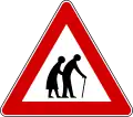 Elderly people crossing